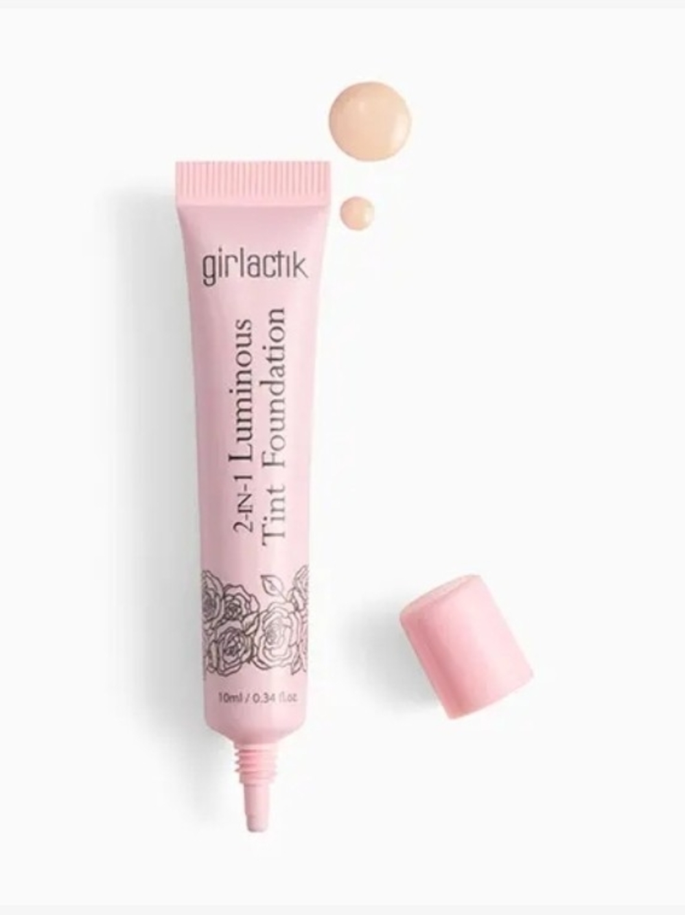 Girlactik 2-in-1 Luminous Tint Foundation 0.34fl Oz F2 Light Sealed
